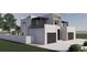 Modern home with attached garage and private backyard at 2733 S East Ave, Sarasota, FL 34239