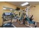 Fitness center featuring treadmills, weight machines, and mirrors at 9011 Midnight Pass Rd # 228, Sarasota, FL 34242
