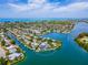 Waterfront home situated on a private lot with boat access at 535 70Th St, Holmes Beach, FL 34217