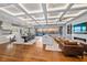 Open concept living space with hardwood floors and water views at 535 70Th St, Holmes Beach, FL 34217