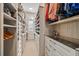 Spacious walk-in closet with ample shelving and hanging space at 535 70Th St, Holmes Beach, FL 34217