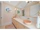 Spa-like bathroom with double sinks and a modern design at 535 70Th St, Holmes Beach, FL 34217