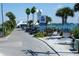 Street scene showing a parking area and waterfront access at 106 11Th S St # A, Bradenton Beach, FL 34217
