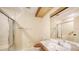 Bathroom features a single vanity, shower, and bathtub at 4575 Chandlers Forde # 46, Sarasota, FL 34235