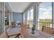 Relaxing balcony featuring comfortable seating and lovely views at 376 Aruba Cir # 301, Bradenton, FL 34209