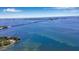 Aerial view of a bridge and calm water at 376 Aruba Cir # 301, Bradenton, FL 34209