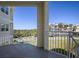 Balcony with view of the community and water at 3426 79Th Street W Cir # 202, Bradenton, FL 34209