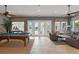 Relaxing game room with comfortable seating and pool table at 3426 79Th Street W Cir # 202, Bradenton, FL 34209