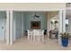 Outdoor kitchen and grill area with seating at 3426 79Th Street W Cir # 202, Bradenton, FL 34209