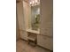 Vanity with storage and a relaxing atmosphere at 6201 Green View Dr # 130, Sarasota, FL 34231