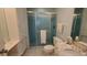 Bathroom featuring a shower, toilet and vanity at 6201 Green View Dr # 130, Sarasota, FL 34231