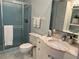Clean bathroom with shower, toilet, and vanity at 6201 Green View Dr # 130, Sarasota, FL 34231