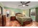Serene bedroom with a queen-size bed and ensuite bathroom at 1713 North Dr, Sarasota, FL 34239