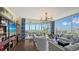 Bright living room with water view at 401 N Point Rd # 901, Osprey, FL 34229