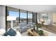Bright dining area with ocean view and comfortable seating at 5400 Ocean Blvd # 6-4, Sarasota, FL 34242