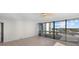 Living room featuring tile floors and stunning ocean view at 5400 Ocean Blvd # 6-4, Sarasota, FL 34242