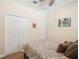 Cozy bedroom with double closets and neutral decor at 27855 Arrowhead Cir, Punta Gorda, FL 33982