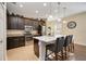 Modern kitchen with stainless steel appliances and island at 27855 Arrowhead Cir, Punta Gorda, FL 33982