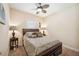 Spacious bedroom with a comfortable bed and plenty of closet space at 27855 Arrowhead Cir, Punta Gorda, FL 33982