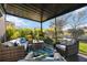 Spacious screened patio overlooking backyard at 27855 Arrowhead Cir, Punta Gorda, FL 33982