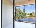 Enjoy serene water views from this screened-in balcony, perfect for relaxation at 7330 Skybird Rd # 7330, Bradenton, FL 34209