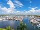 Waterfront marina filled with yachts and motorboats at 611 Riviera Dunes Way # 308, Palmetto, FL 34221
