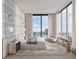 Spacious bedroom with water views, plush carpet and ample natural light at 223 Golden Gate Point # 8A, Sarasota, FL 34236