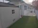 Artificial turf, shed, and privacy fence at 4802 Brae Burn Ave, Sarasota, FL 34234