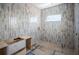 Bathroom under construction features light grey, vertical tiles, and a vanity at 3621 San Remo Ter, Sarasota, FL 34239