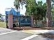 Entrance to Robinson Preserve, featuring a brick gate and signage at 4523 Independence Dr, Bradenton, FL 34210