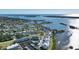 Aerial view of waterfront community and marina at 1910 Oregon Trl, Englewood, FL 34224