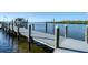 Spacious dock with boat slip at 1910 Oregon Trl, Englewood, FL 34224