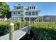 Private dock with walkway leading to the water at 1910 Oregon Trl, Englewood, FL 34224