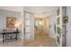 Elegant condo entry with marble floors and access to elevator at 3040 Grand Bay Blvd # 283, Longboat Key, FL 34228