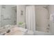 Clean bathroom with shower/tub combo, vanity, and toilet at 840 Audubon Dr # 840, Bradenton, FL 34209