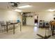 Spacious garage with washer, dryer, and extra storage at 326 Saint George Ct # 14, Venice, FL 34293