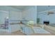 Kitchen with white cabinets, granite countertops, and a double sink at 12327 Thornhill Ct, Lakewood Ranch, FL 34202