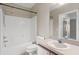 Clean bathroom with shower/tub combo and vanity at 9505 Amberdale Ct # 201, Riverview, FL 33578