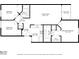 Floor plan showing two bedrooms, two baths, living room, kitchen, and balcony at 9505 Amberdale Ct # 201, Riverview, FL 33578