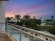 Enjoy breathtaking sunset views from this spacious balcony at 340 S Palm Ave # 15, Sarasota, FL 34236