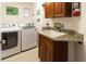 Laundry room with washer, dryer, utility sink, and cabinets at 7820 34Th W Ave # 202, Bradenton, FL 34209