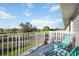 Relaxing balcony overlooking a lush golf course at 26356 Nadir Rd # 101, Punta Gorda, FL 33983