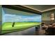 Enjoy indoor golf practice with ocean views at 668 Quay Commons # 506, Sarasota, FL 34236