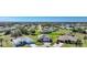 Aerial view of house and surrounding neighborhood at 2275 Hamburg Ln, Punta Gorda, FL 33983