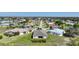 Aerial view showcasing a single-Gathering home and surrounding neighborhood at 2275 Hamburg Ln, Punta Gorda, FL 33983