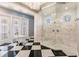 Spa-like bathroom with a large walk-in shower and a soaking tub at 20910 Parkstone Ter, Bradenton, FL 34202