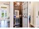 Elegant wine cellar with extensive built-in racking and climate control at 20910 Parkstone Ter, Bradenton, FL 34202
