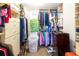 Large walk-in closet with ample hanging space and shelving at 1400 Barcarrota Blvd W # 201, Bradenton, FL 34205
