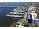 Aerial view showcasing building's waterfront location at 1400 Barcarrota Blvd W # 201, Bradenton, FL 34205