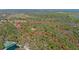 Aerial view showing home's location on a large lot at 4674 Hidden River Rd, Sarasota, FL 34240